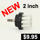 NEW 2 inch diameter soft white drill brush